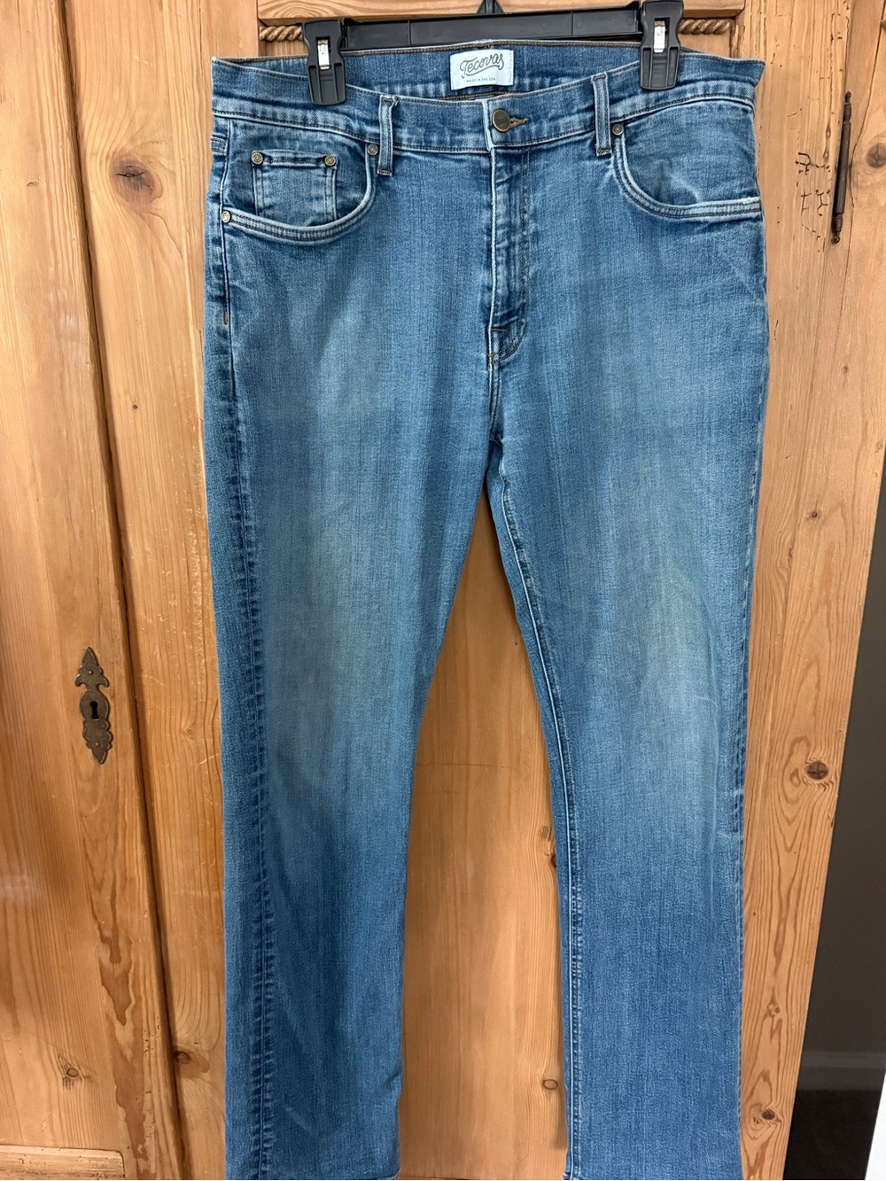 Tecovas Men's Medium Blue Standard Denim Jeans
